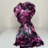 Pashmina fantasia magenta grigia