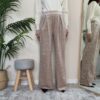 TENSIONE IN – Pantalone palazzo in paillettes casha