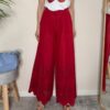 TENSIONE IN – Pantalone ricami rosso