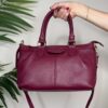 Borsa bauletto bordeaux