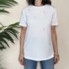 TENSIONE IN – T-shirt bianca fiocchetti strass