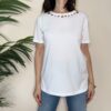 TENSIONE IN – T-shirt bianca charmes