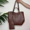 Borsa tote bags marrone