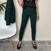 MARYLEY – Pantalone sigaretta verde bosco