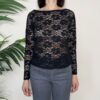 SUSY MIX – Maglia pizzo nera