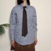 TENSIONE IN – Camicia cravatta bastonetto