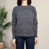 HAVEONE – Maglione traforato cuori grigio