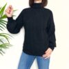 HAVEONE – Maglione trecce nera