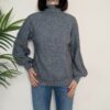 HAVEONE – Maglione trecce grigio