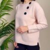 BLUE JOINT – Maglione rosa bottoni